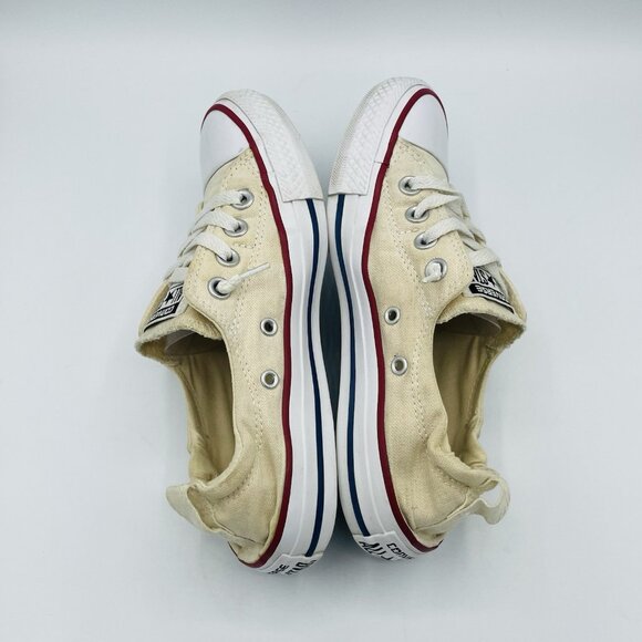 Converse Shoes Womens Size 6 Beige Slingback All Star Canvas Slip On Sneakers - Picture 9 of 10